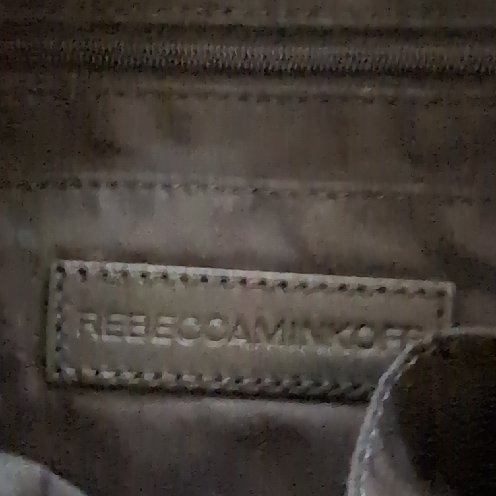 Rebecca Minkoff Black Leather Tote Handbag with Fringe - Picture 6 of 8